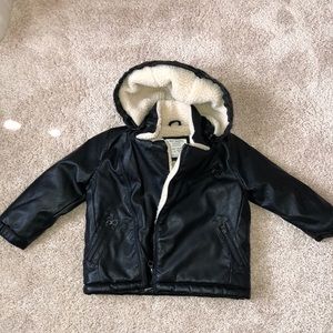 Zara faux leather jacket